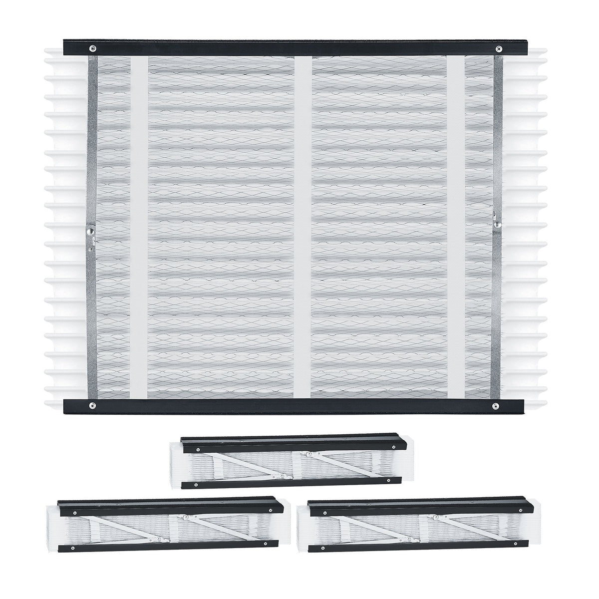 20 x 25 x 4 Furnace Filter, MERV 11 HVAC Ac Filters,12-Month Electrostatic Pleated Air Conditioner Filters, 4-Pack (Actual Size: 20.47 x 25.20 x 3.98 Inch) for Capturing Dust, Smog, Pet Dander