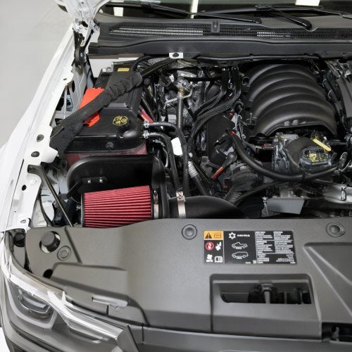Cold Air Intake, 3.94 Inch Cold Air Intake System + Heat Shield Compatible with 2009-2018 Dodge Ram 1500, 2013-2018 Ram 2500/3500 5.7L, High Flow Filter Kit Improve Horsepower/Throttle Response