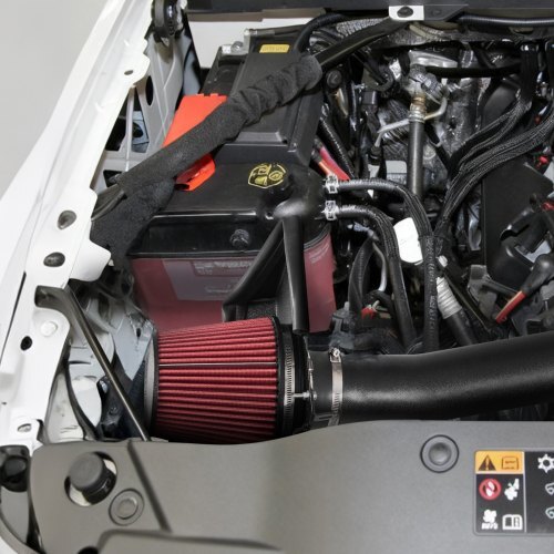 Cold Air Intake, 3.5 Inch Cold Air Intake System + Heat Shield Compatible with 2011-2023 Dodge Challenger/Charger with 3.6L V6 Engine, High Flow Filter Kit Improve Horsepower/Throttle Response