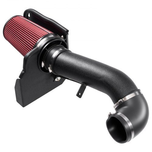 Cold Air Intake, 3.9 Inch Cold Air Intake System + Heat Shield Compatible with 1999-2006 Chevy Silverado/GMC Sierra 1500 V8 4.8L/5.3L, High Flow Filter Kit Improve Horsepower, Throttle Response