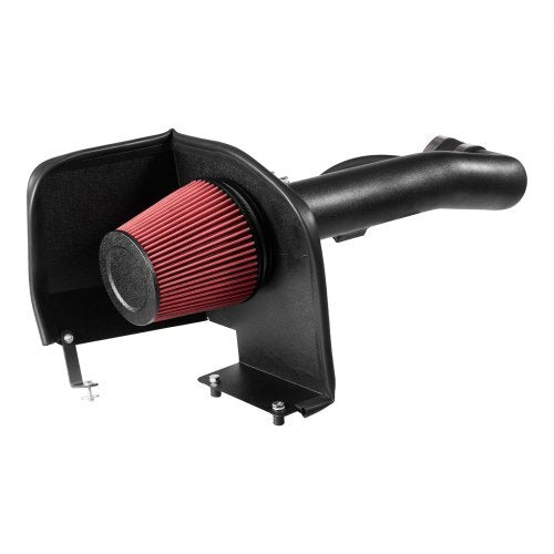 Cold Air Intake, 3.5 Inch Cold Air Intake System + Heat Shield Compatible with 2009-2013 Chevy Silverado/GMC Sierra 1500 4.8L/5.3L/6.2L, High Flow Filter Kit Improve Horsepower/Throttle Response