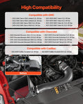 Cold Air Intake, 3.9 Inch Cold Air Intake System + Heat Shield Compatible with 2019-2025 Chevy Silverado/GMC Sierra, 2021-2025 Cadillac Escalade 6.2L, High Flow Filter Kit Improved Horsepower