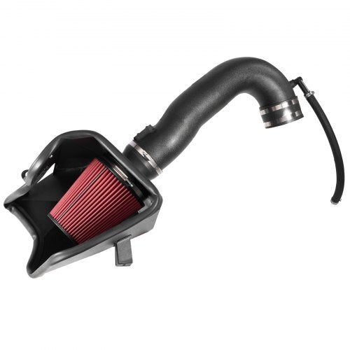 Cold Air Intake, 3.9 Inch Cold Air Intake System + Heat Shield Compatible with 2019-2025 Chevy Silverado/GMC Sierra, 2021-2025 Cadillac Escalade 6.2L, High Flow Filter Kit Improved Horsepower