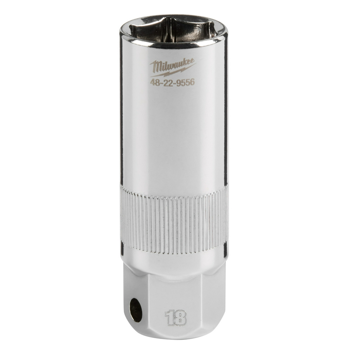Milwaukee Tool 3/8" Drive 18MM Spark Plug Socket
