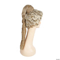 30inch Genie Ponytail with Braided Base Headpiece Light Gold Blonde 24
