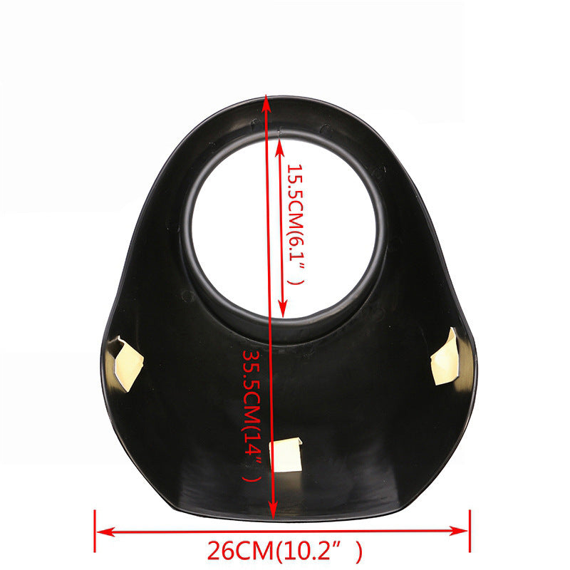 For  Sportster Dyna 883 Motorcycle Front Headlight Cowl Fairing Retro Mask  matte black