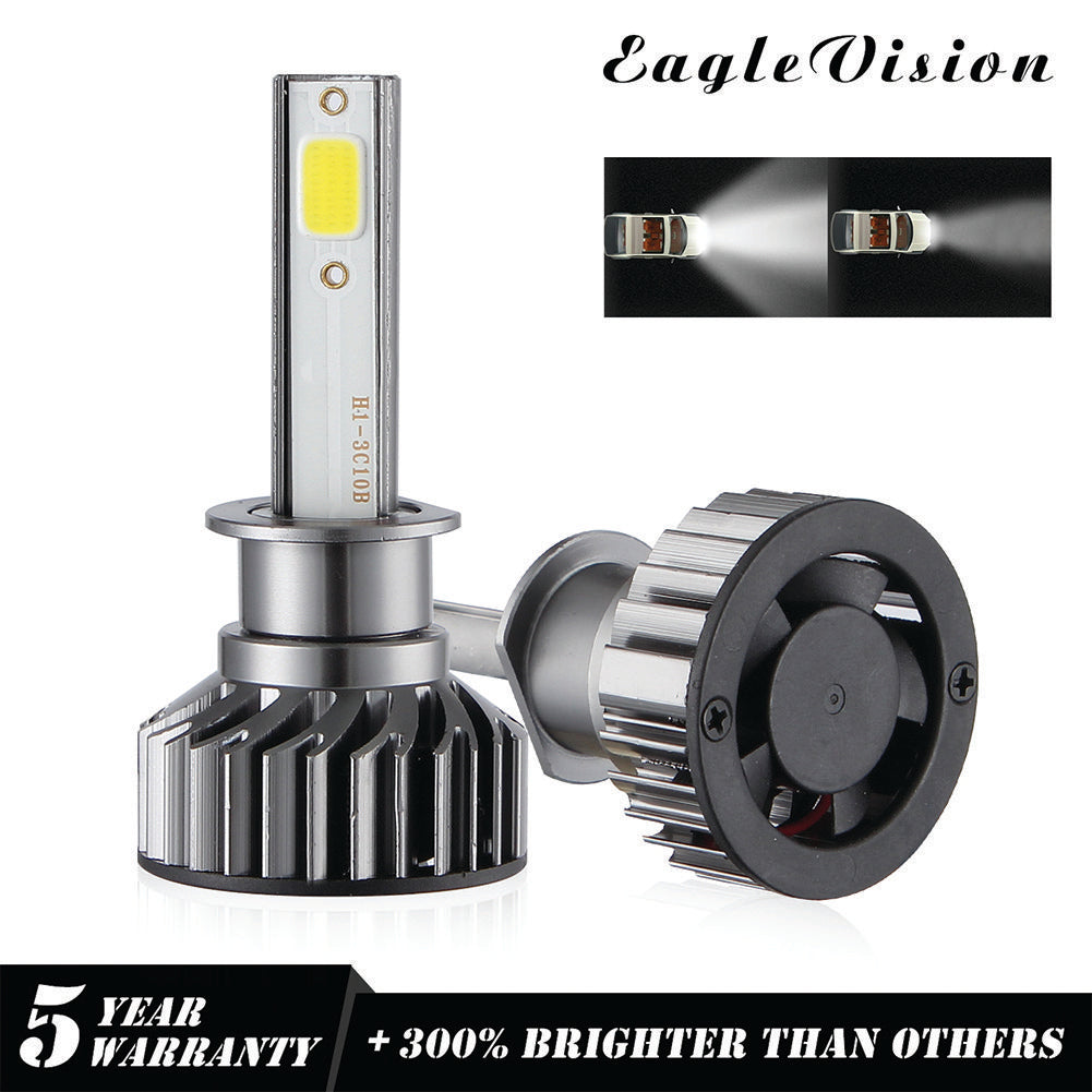 2PCS Mini Car LED Headlight Bulb H1 H7 H8/H9/H11 9005/HB3 9006/HB4 H4/HB2/9003 Hi/Lo 72W 10000LM 6000K Car Headlamp H8/H9/H11