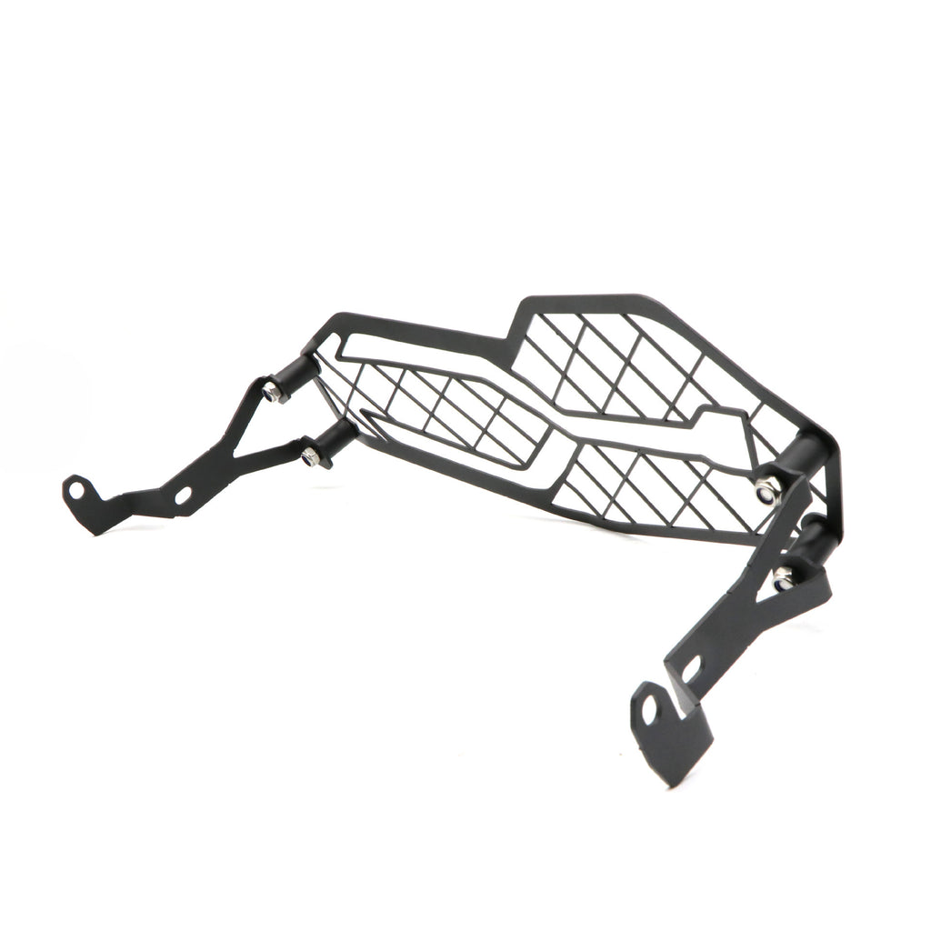 Motorcycle Headlight Protection Stainless Steel Grille Mesh for BMW F750GS F850GS 18-19 black