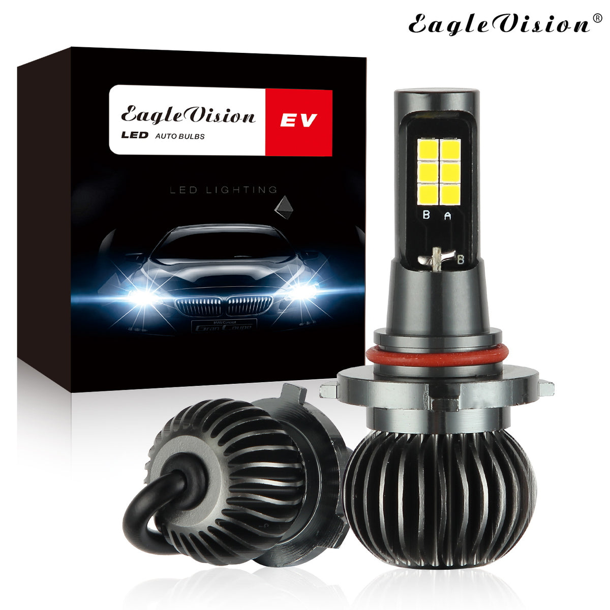 2pcs/set 880/881 9005/9006 H8/H11 5202 Dual Color Truck High Power Headlight Bulb Cool white + amber_H8/H11