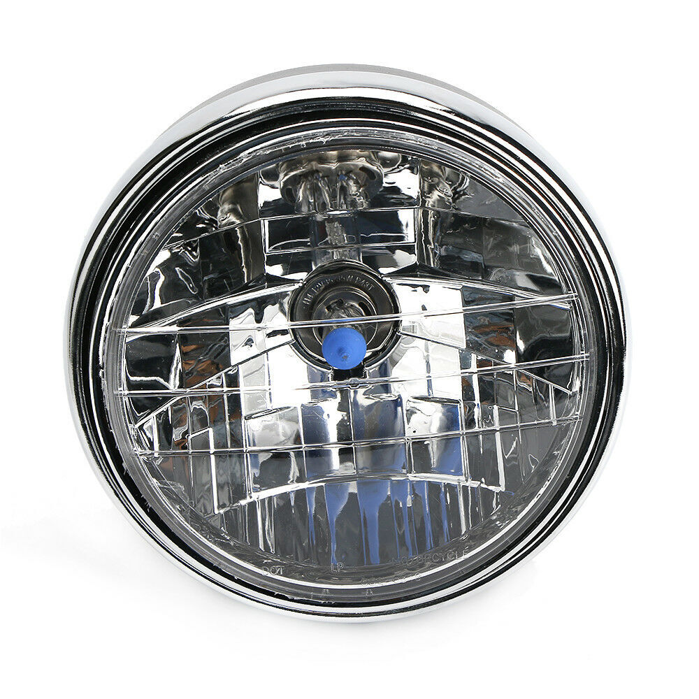 7 Inch 35W Universal Motorcycle Headlight Transparent Crystal Glass Clear Lens Beam Round LED HeadLamp For Honda CB series
