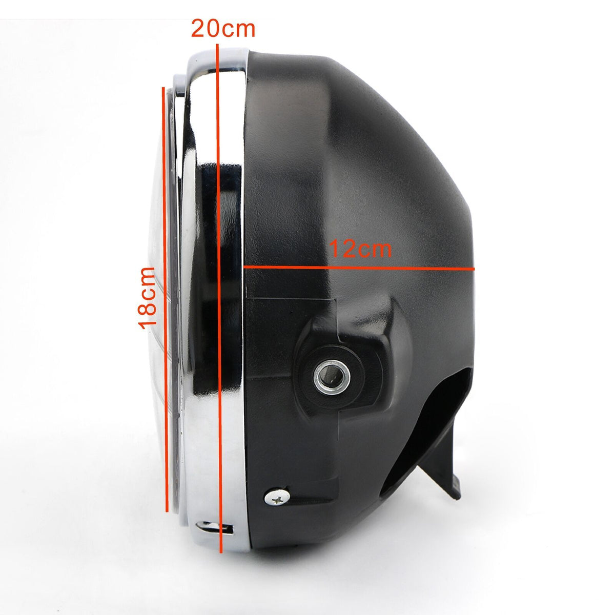 7 Inch 35W Universal Motorcycle Headlight Transparent Crystal Glass Clear Lens Beam Round LED HeadLamp For Honda CB series