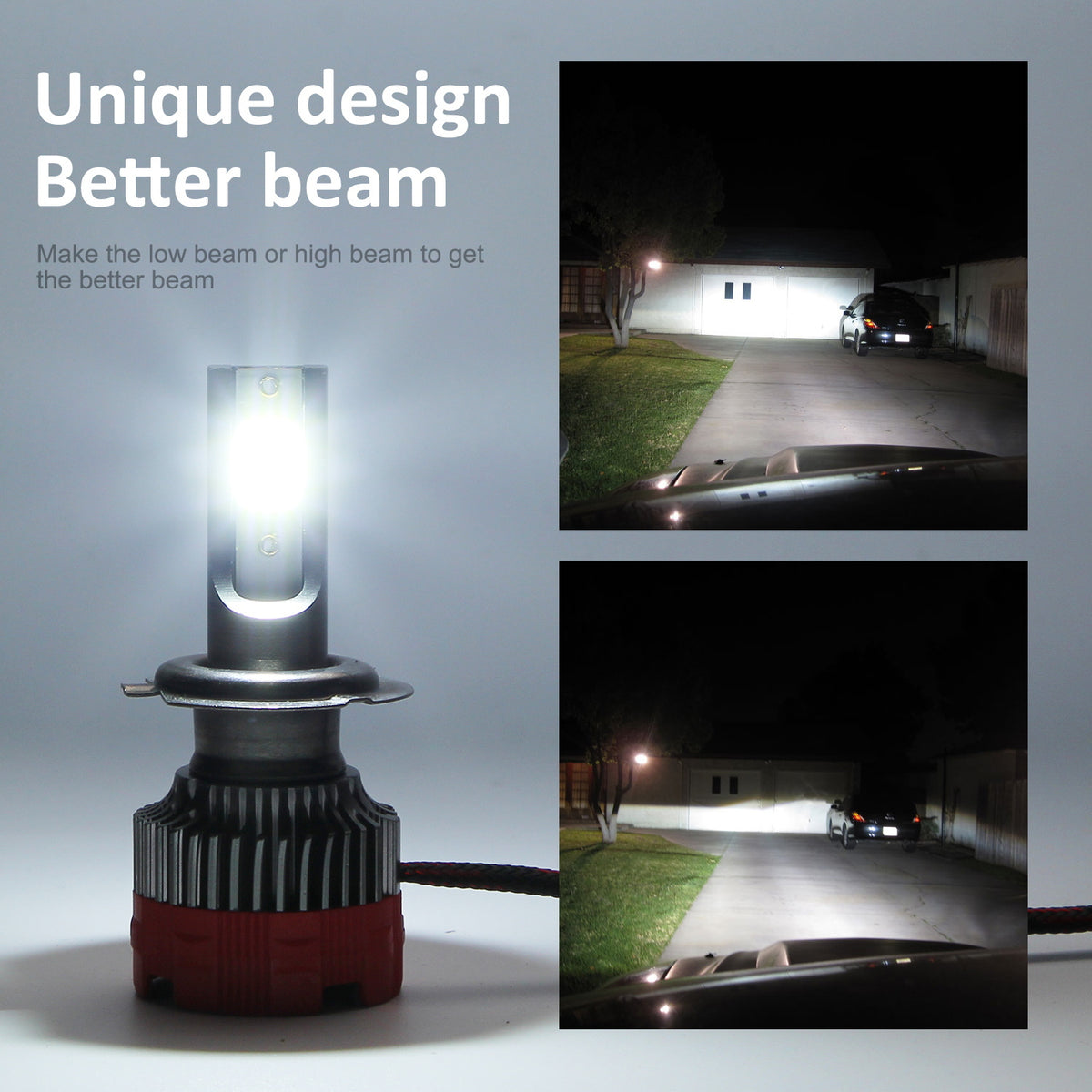 2PCS 120W 12000LM Mini Assembly H1 H7 H4 H8/H9/H11 9005 9006 LED Car HeadLight Fog light 9006