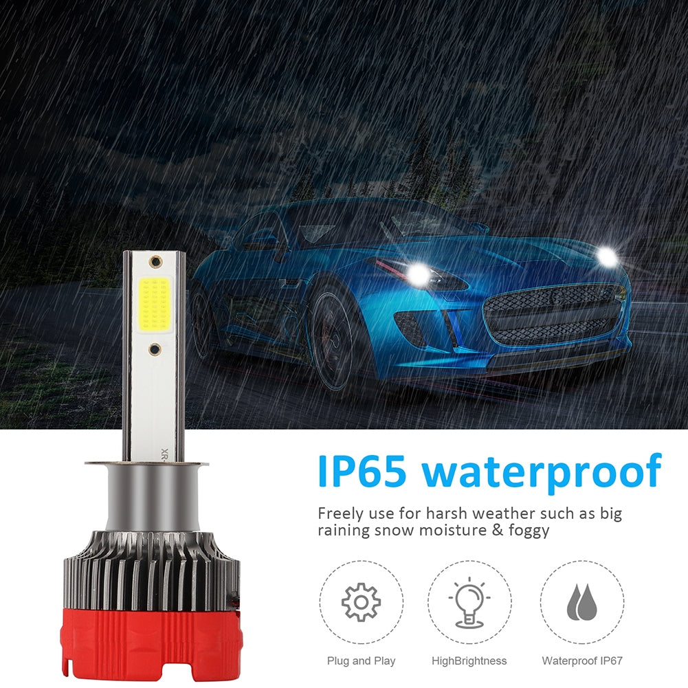 2PCS 120W 12000LM Mini Assembly H1 H7 H4 H8/H9/H11 9005 9006 LED Car HeadLight Fog light H1