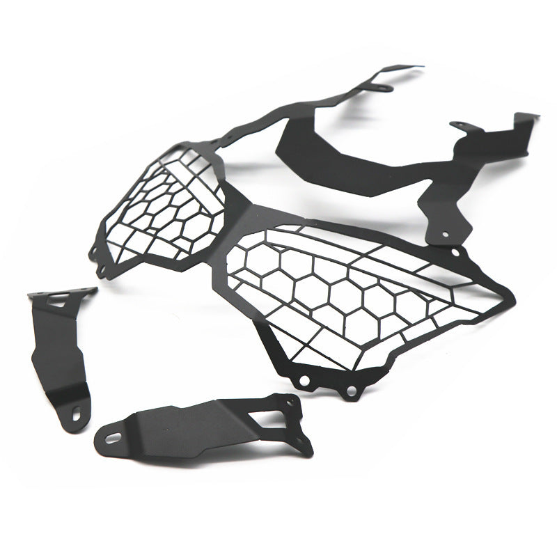 Motorcycle Headlight Guard Protection Grill Protector Cover for kawasaki z900 17-20 black