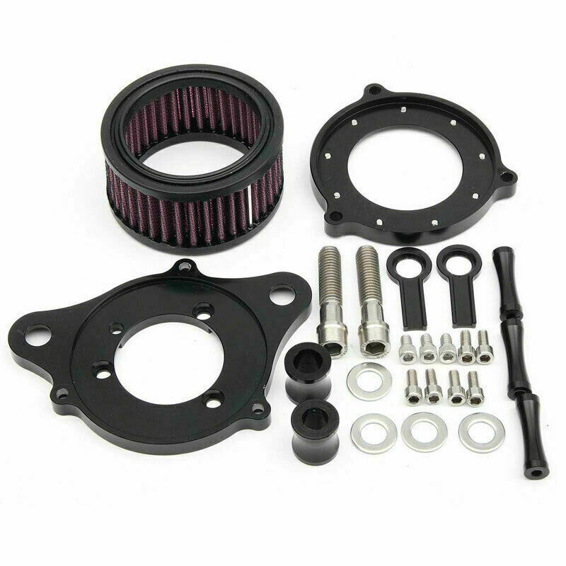 Air Cleaner Intake Filter Motorcycle Air Filter black