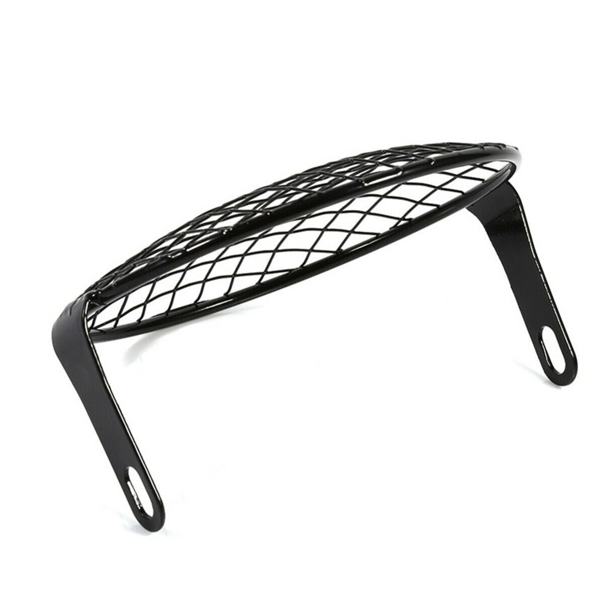 6.5 inch Motorcycle Universal Vintage Headlight Protector Retro Grill Light Lamp Cover Square net cover