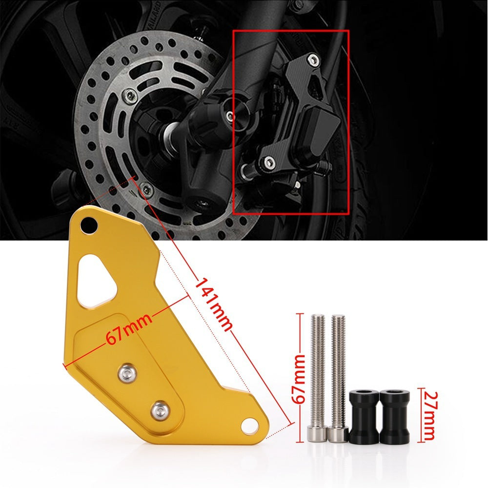 Motorcycle Front Disc Caliper Brakecaliper Brake Guard Protector Cover FOR Honda PCX 150 125 yellow