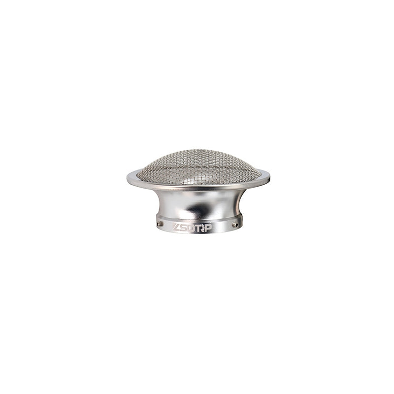 50mm Motorcycle Air Filter Wind Horn Cup Alloy Trumpet with Guaze for PWK28/30mm PE 28/30mm Carburetor 50mm silver