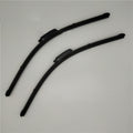 2PCS 22 Inch + 22 Inch Car Rubber Window Windshield Wiper Blade for 2004-2008 Audi A4  1997-2005 A6 black