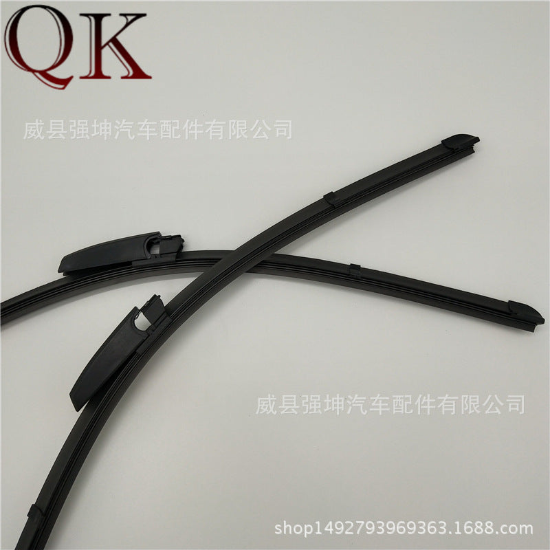 2PCS 22 Inch + 22 Inch Car Rubber Window Windshield Wiper Blade for 2004-2008 Audi A4  1997-2005 A6 black