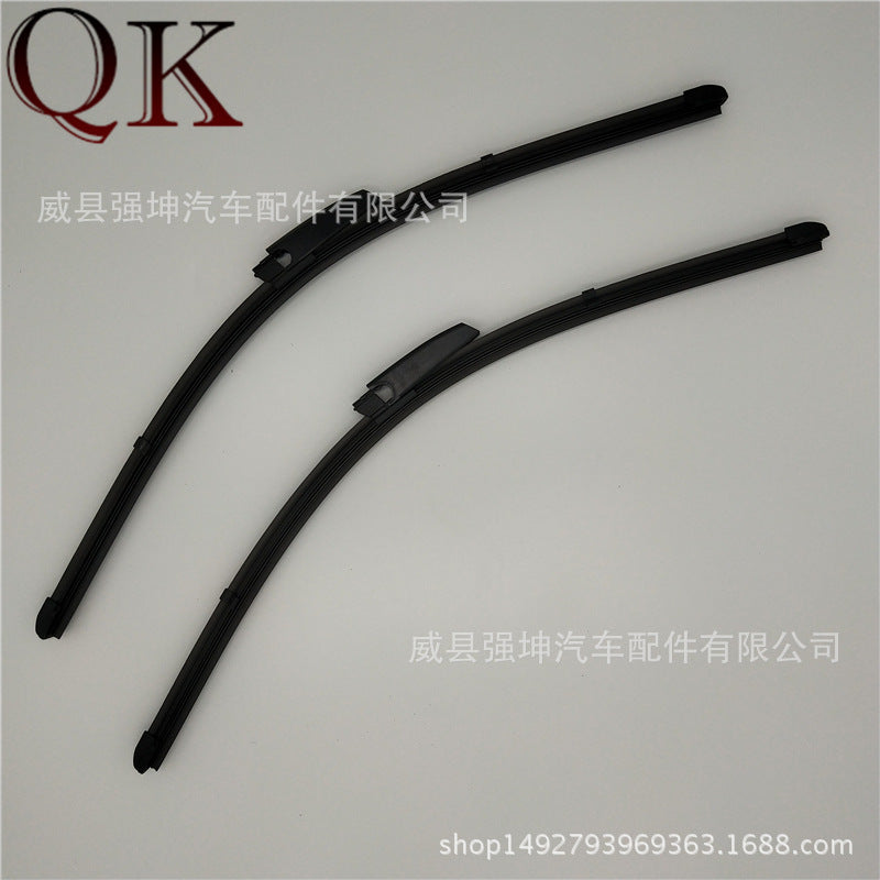 2PCS 22 Inch + 22 Inch Car Rubber Window Windshield Wiper Blade for 2004-2008 Audi A4  1997-2005 A6 black