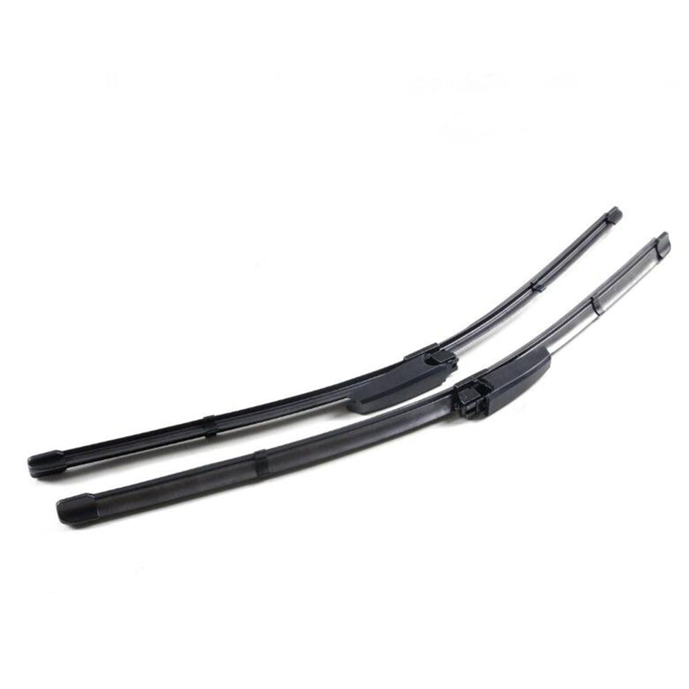 2PCS 22 Inch + 22 Inch Car Rubber Window Windshield Wiper Blade for 2004-2008 Audi A4  1997-2005 A6 black