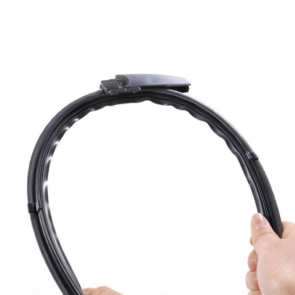 2PCS 22 Inch + 22 Inch Car Rubber Window Windshield Wiper Blade for 2004-2008 Audi A4  1997-2005 A6 black
