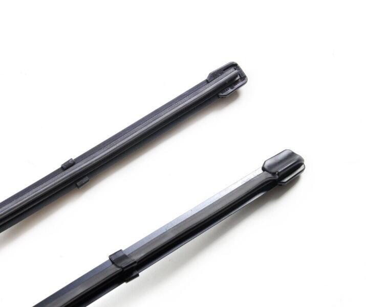 2PCS 22 Inch + 22 Inch Car Rubber Window Windshield Wiper Blade for 2004-2008 Audi A4  1997-2005 A6 black