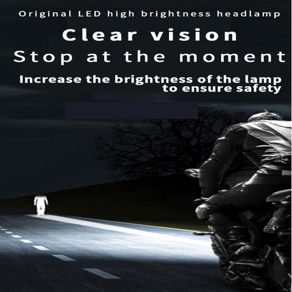 PX15D BA20D moto Led Motorcycle Headlight Bulbs CSP lens Moto 6000LM Hi Lo Lamp Scooter Accessories Fog Lights; Dipped yellow and far light white