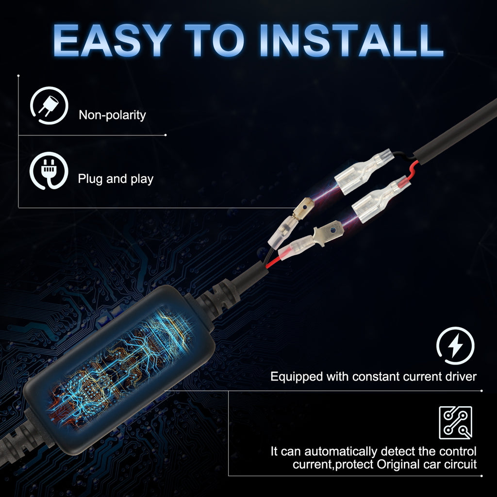 1 pair Car Headlamp LED Headlight Bulb 60W 6,000LM ZES-3575 LED chip Automobile LED headlight  H1