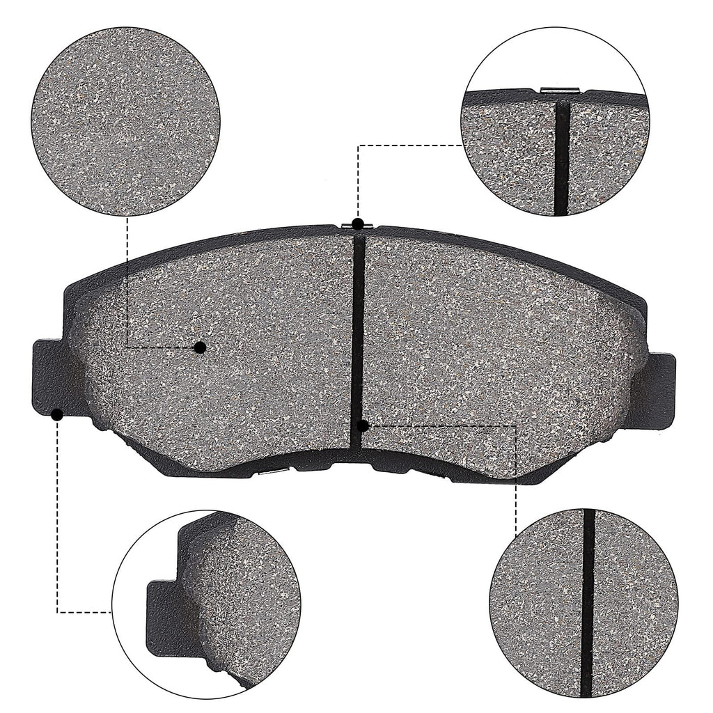US CHEINAUTO Premium Disc Brake Pads 4 Pcs STP1110 Front Disc Brake Pads