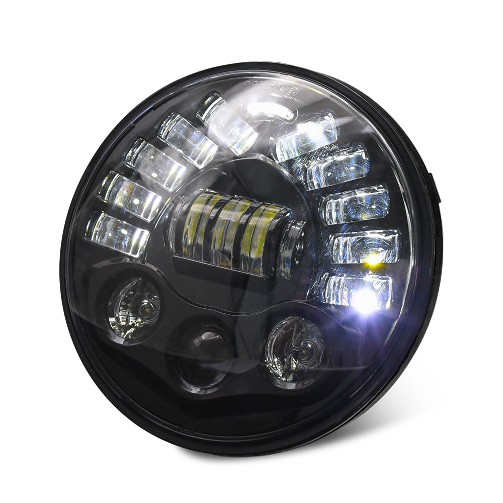 Led DRL Halo Headlight Aluminum 7-inch Matrix Gradient Color For Wrangler Headlight 7 inches