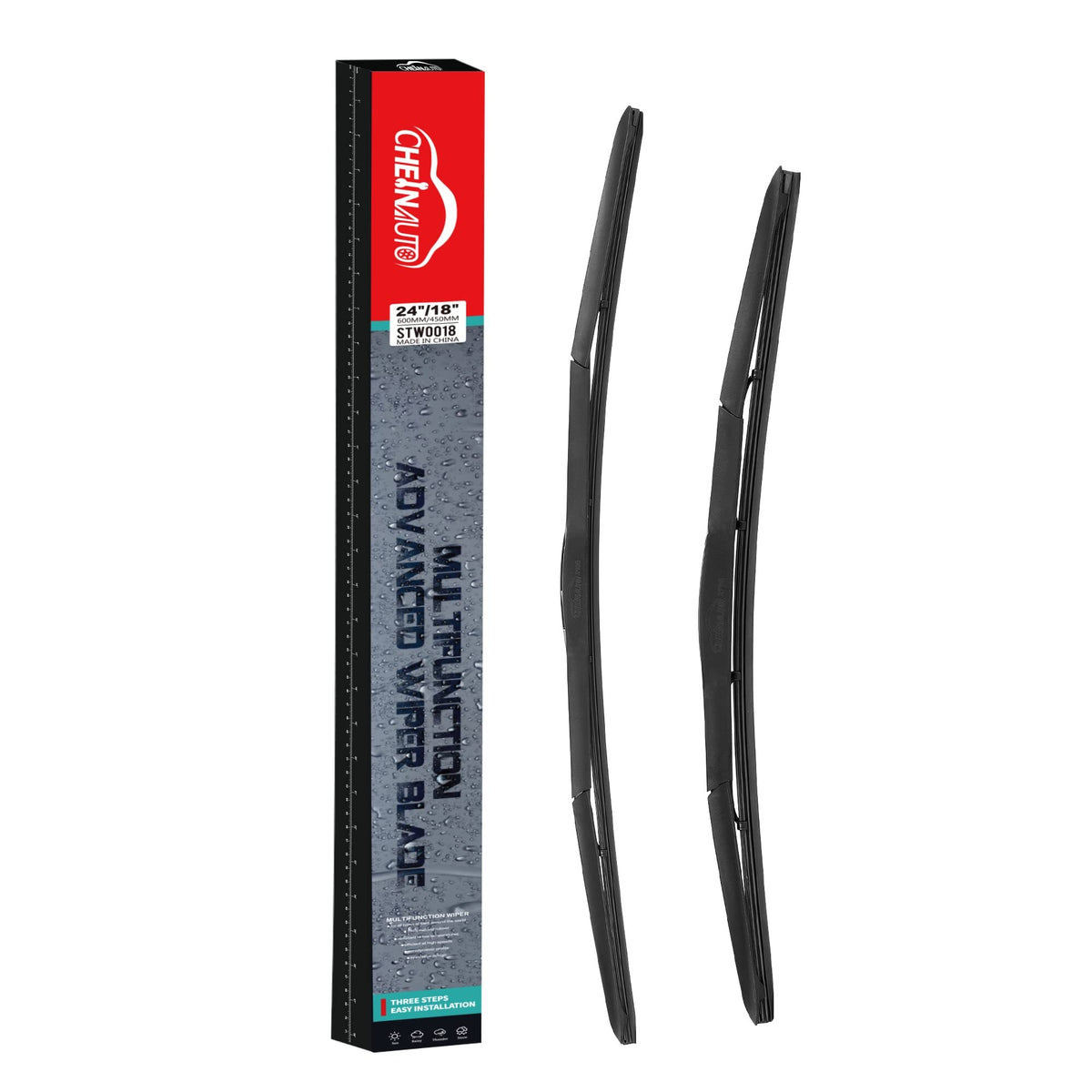 US CHEINAUTO Windshield Wipers 24 Inch 19 Inch  Wiper Blades OEM Quality Premium Stable & Quiet