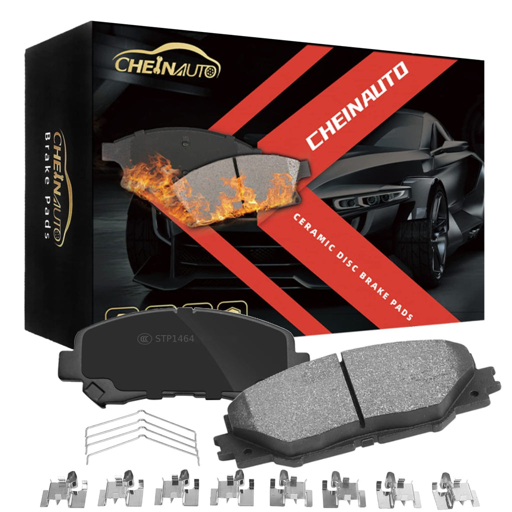 US CHEINAUTO Premium Ceramic Disc Rear Brake Pads Set For 2007-13 Acura MDX