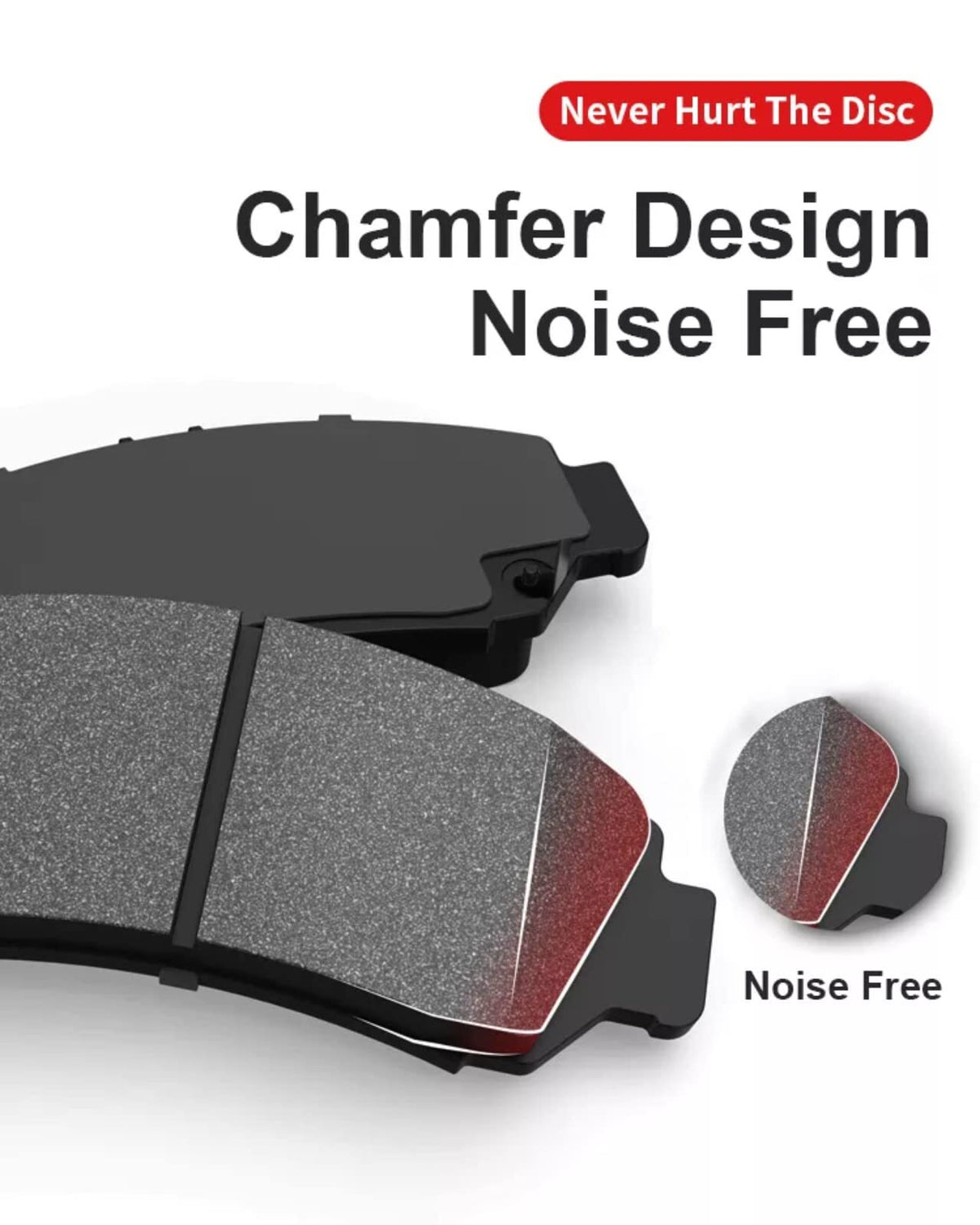 US CHEINAUTO Premium Ceramic Disc Rear Brake Pads Set For 2007-13 Acura MDX