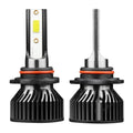1 Pair Aluminum Alloy Car  Led  Headlight F2 White Light 12000/min Ip68 Waterproof Heatproof Motorcycle Light 9005/HB3/H10
