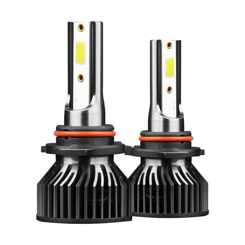1 Pair Aluminum Alloy Car  Led  Headlight F2 White Light 12000/min Ip68 Waterproof Heatproof Motorcycle Light 9005/HB3/H10