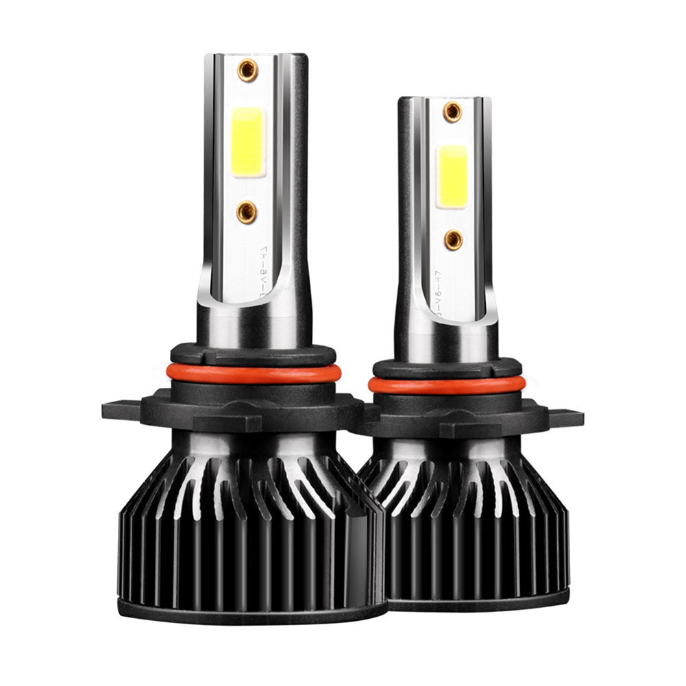 1 Pair Aluminum Alloy Car  Led  Headlight F2 White Light 12000/min Ip68 Waterproof Heatproof Motorcycle Light 9012