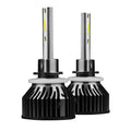 1 Pair Aluminum Alloy Car  Led  Headlight F2 White Light 12000/min Ip68 Waterproof Heatproof Motorcycle Light 880/881/H27