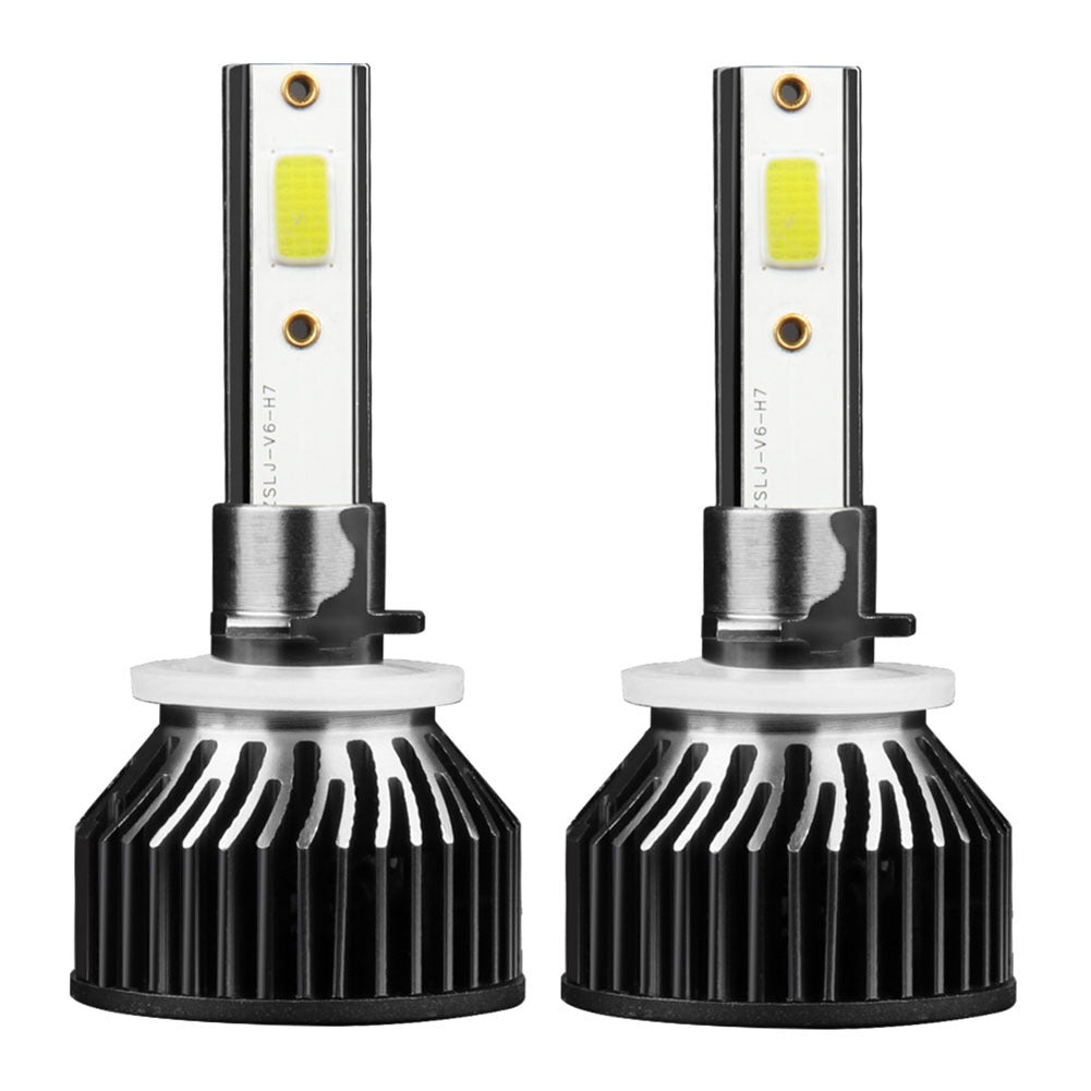 1 Pair Aluminum Alloy Car  Led  Headlight F2 White Light 12000/min Ip68 Waterproof Heatproof Motorcycle Light 880/881/H27