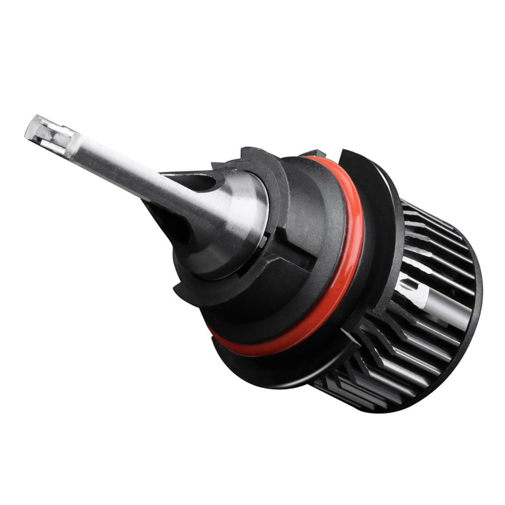 1 Pair Aluminum Car  Led  Headlight Ip68 Waterproof Heatproof 6000k 12000/min Cob Bulbs 9007/HB5