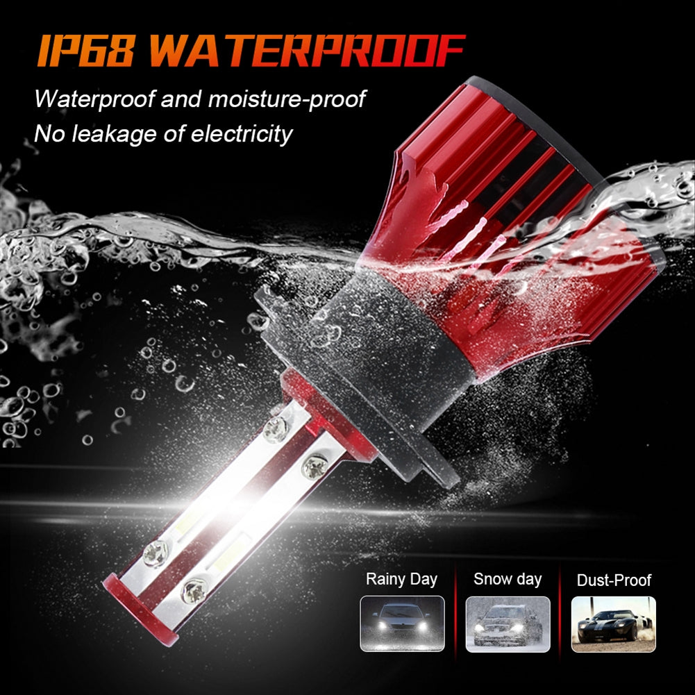 1 Pair Metal X15s Car Light H7 H11 9005 9006 9007 Led Headlight Bulb H4 High And Low Beam 60w 16000lm 6000k Super-bright Lamp H7