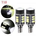 1 Pair Car Led Tail Light T15 5630 12smd High-power 16w Reversing Lamp Super-bright Bulb white light