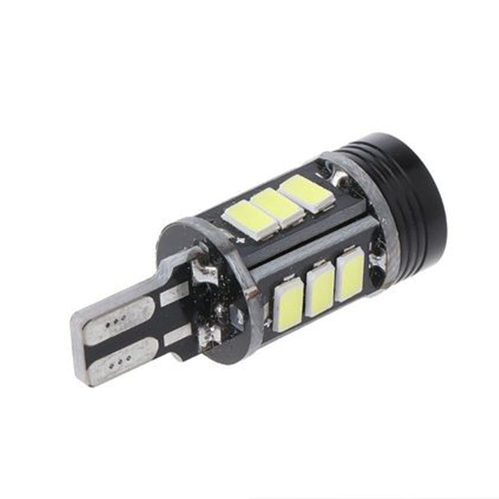 1 Pair Car Led Tail Light T15 5630 12smd High-power 16w Reversing Lamp Super-bright Bulb white light