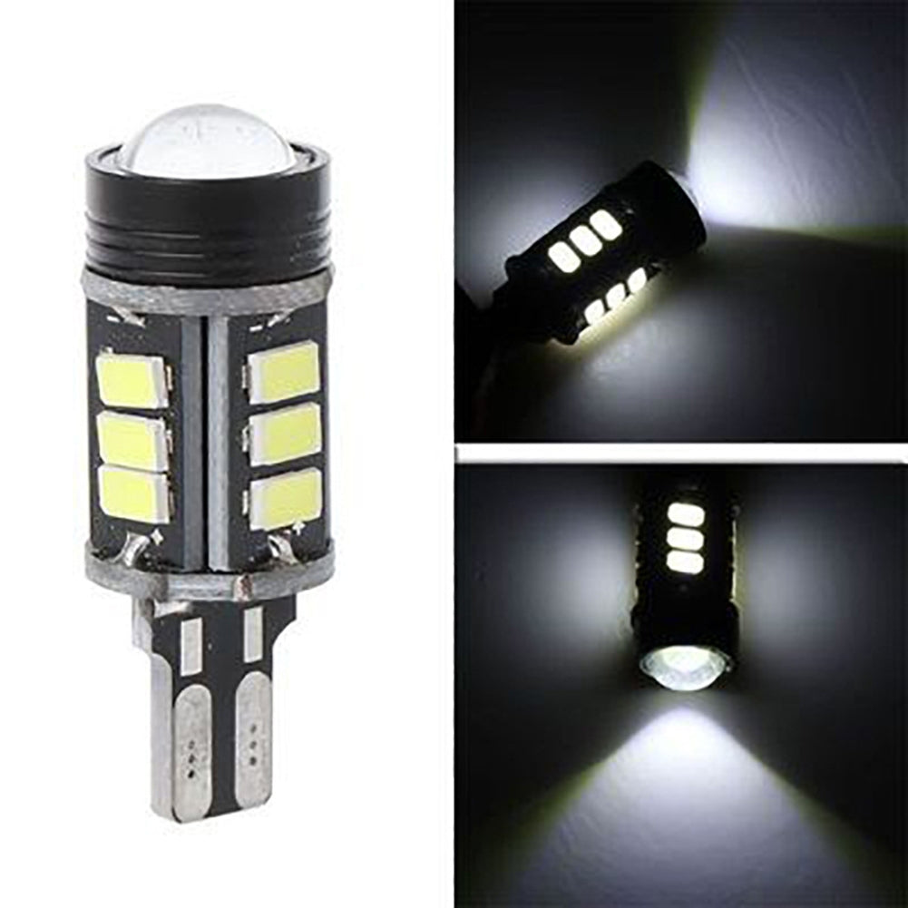 1 Pair Car Led Tail Light T15 5630 12smd High-power 16w Reversing Lamp Super-bright Bulb white light