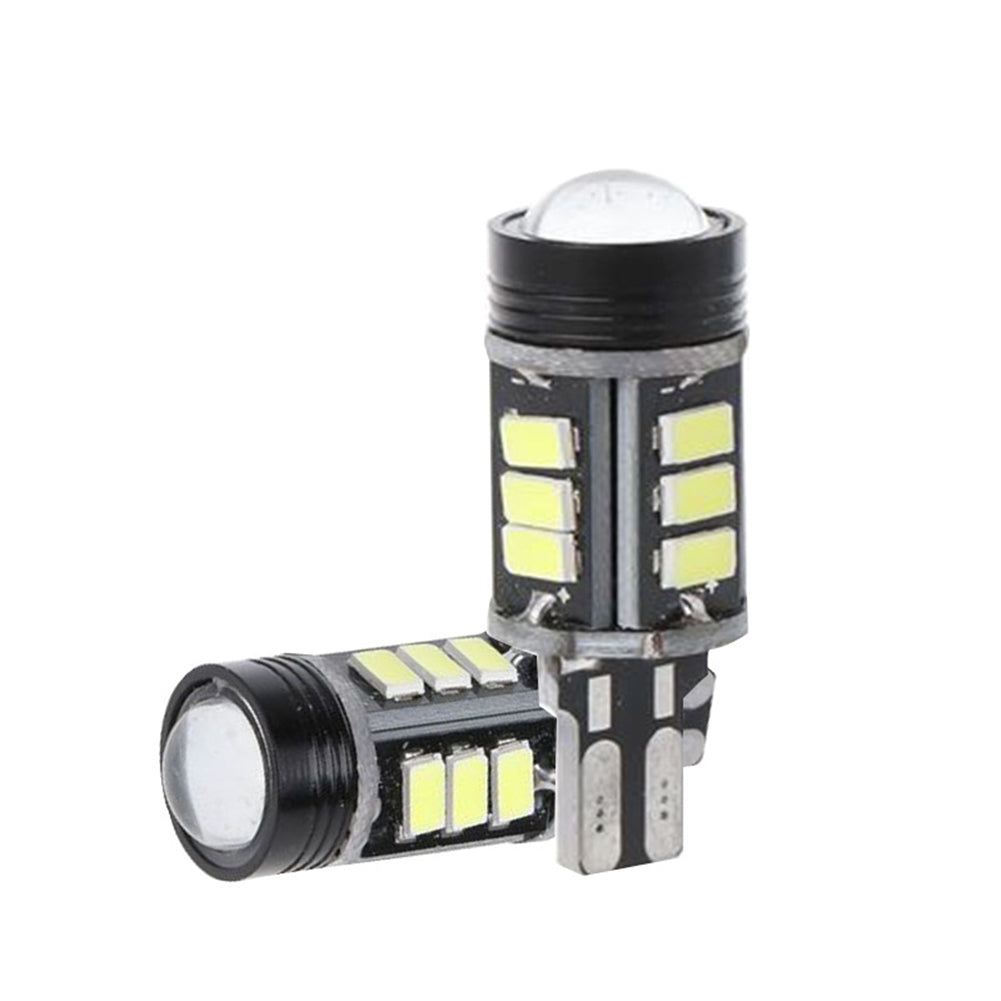 1 Pair Car Led Tail Light T15 5630 12smd High-power 16w Reversing Lamp Super-bright Bulb white light