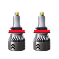 1 Pair Aluminum Car Headlights 1904 12000/min 6000k Ip68 Waterproof Heatproof Led Lamp H8/H9/H11