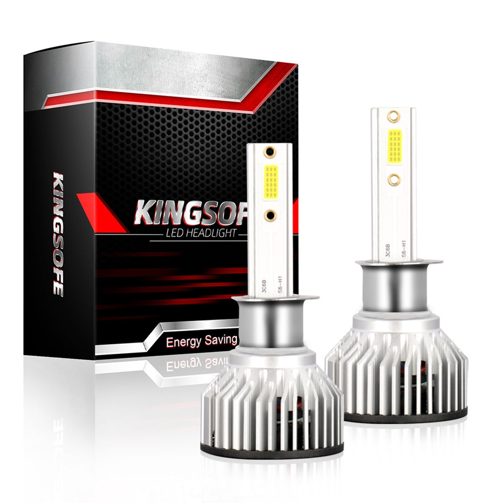1 Pair Aluminum Car Led Headlight F2A Ip68 Waterproof White Light Motorcycle Lamp H1