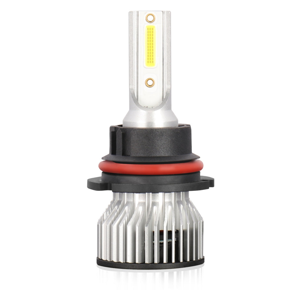 1 Pair Aluminum Car Led Headlight Ip68 Waterproof 6000k High-brightness Motorcycle Lamp 9007/HB5