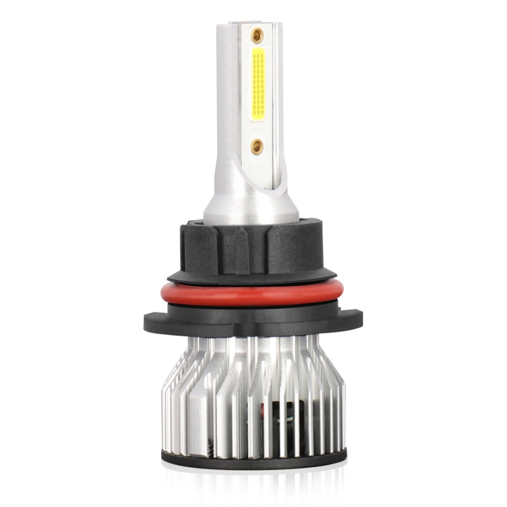 1 Pair Aluminum Car Led Headlight Ip68 Waterproof 6000k High-brightness Motorcycle Lamp 9007/HB5